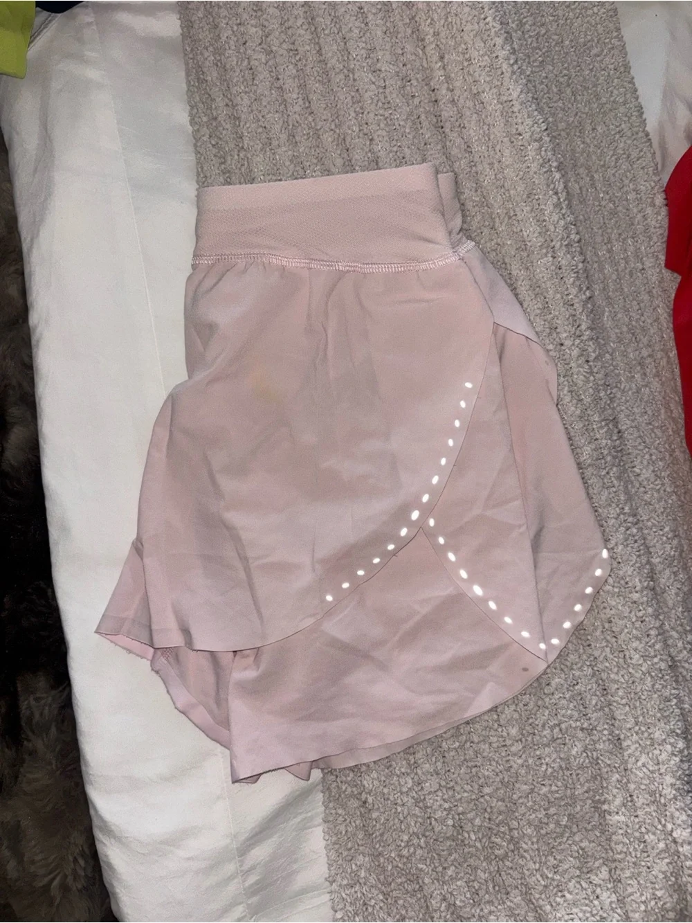 Lululemon athletica Fast and Free Light Pink Shorts Size 4
